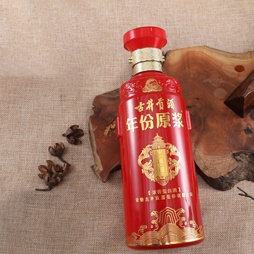 [정품]구징공주, 년분원장중국용.홍(古井贡酒, 年份原浆中国龙.红) 500ml, 42%Vol