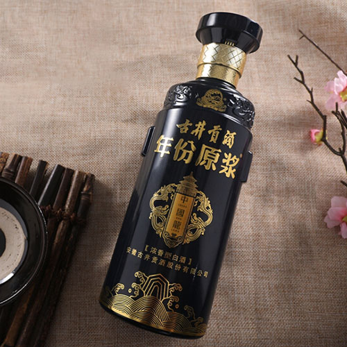 [정품]구징공주, 년분원장중국용.남(古井贡酒, 年份原浆中国龙.蓝) 500ml, 50%Vol