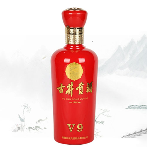 [정품]구징공주, V9(古井贡酒 V9) 500ml, 40.6%Vol