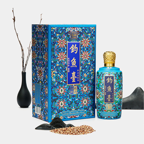 [정품]띠아오위타이, 진품1호. 법랑채(钓鱼台, 珍品一号. 珐琅彩) 500ml, 53%Vol