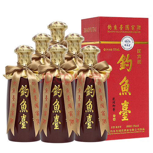 [정품]띠아오위타이, 국빈주. 제1대(钓鱼台, 国宾酒.第一代) 500ml, 53%Vol