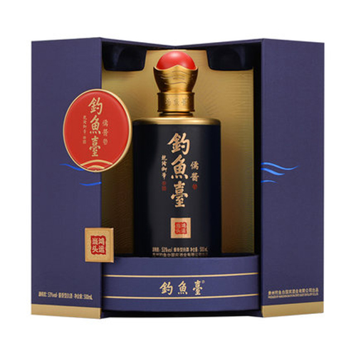 [정품]띠아오위타이, 유장.홍운당두(钓鱼台, 儒酱·鸿运当头) 500ml, 53%Vol