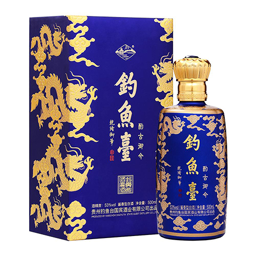 [정품]띠아오위타이. 작고어금(钓鱼台, 酌古御今) 500ml, 53%Vol