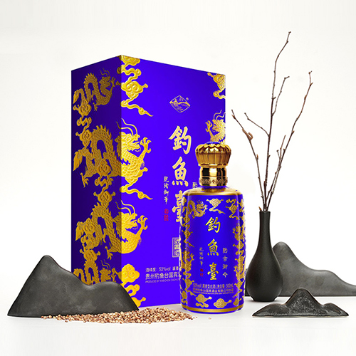 [정품]띠아오위타이. 작고어금(钓鱼台, 酌古御今) 500ml, 53%Vol