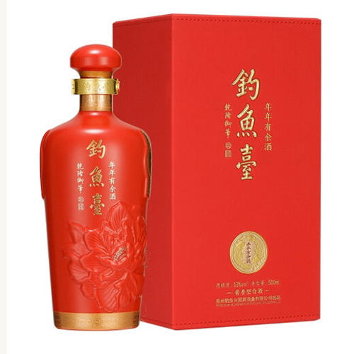 [정품]띠아오위타이. 연연유여(钓鱼台, 年年有余) 500ml, 53%Vol