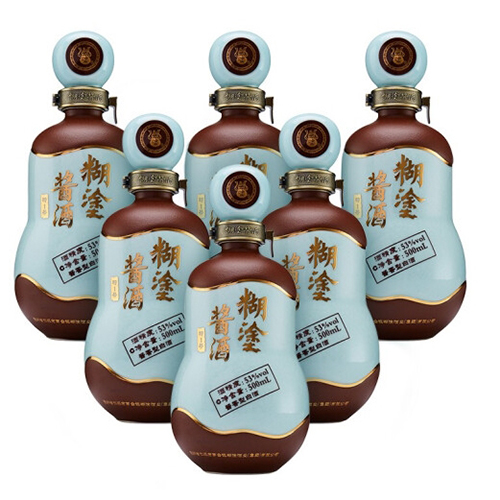 [정품]바이니엔후투. 장향 특1호(百年糊涂,酱酒 特1号) 500ml, 53%Vol
