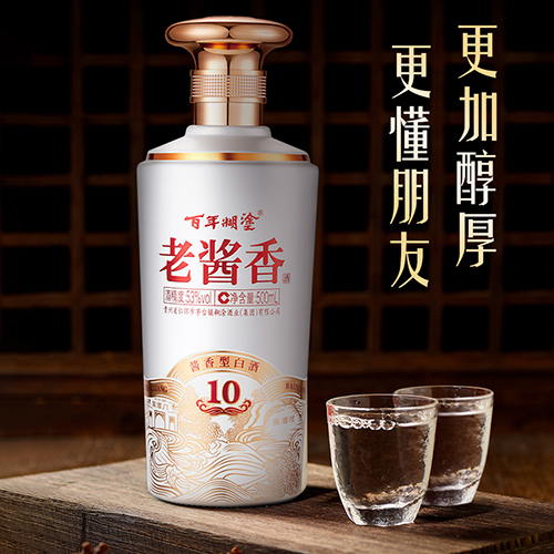 [정품]바이니엔후투. 노장향 장10호(百年糊涂,老酱香 酱10号) 500ml, 53%Vol