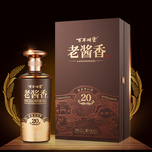 [정품]바이니엔후투. 노장향 장20호(百年糊涂,老酱香 酱20号) 500ml, 53%Vol