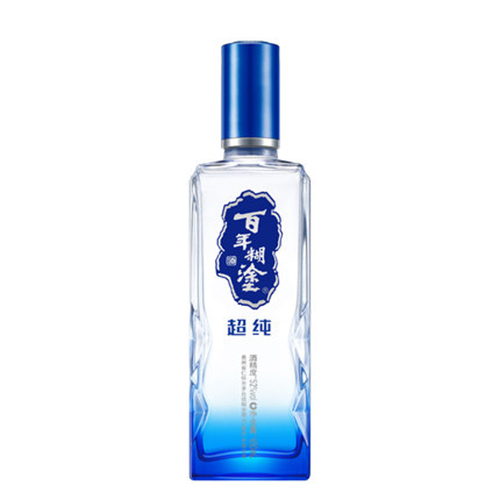 [정품]바이니엔후투.  초순(百年糊涂,超纯) 500ml, 52%Vol