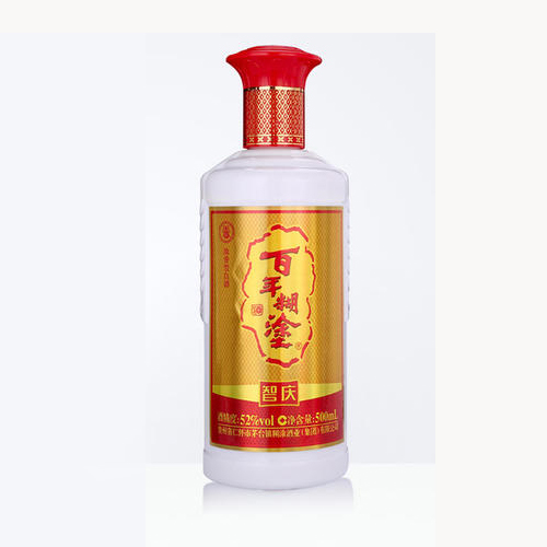 [정품]바이니엔후투. 지경(百年糊涂,智庆) 500ml, 52%Vol