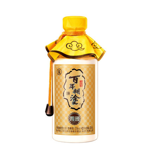 [정품]바이니엔후투. 은세기미장(百年糊涂, 银世纪微酱) 450ml, 38%/52%Vol