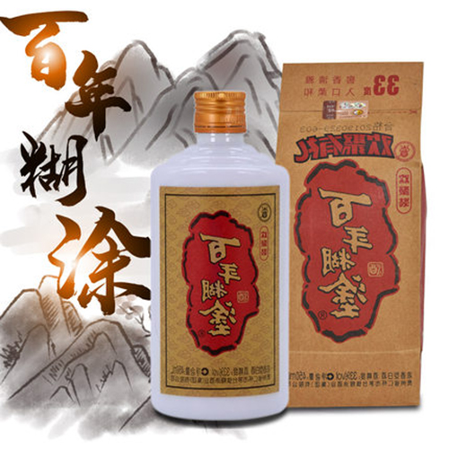 [정품]바이니엔후투. 환취장(百年糊涂, 欢聚装) 450ml, 33%/52%Vol