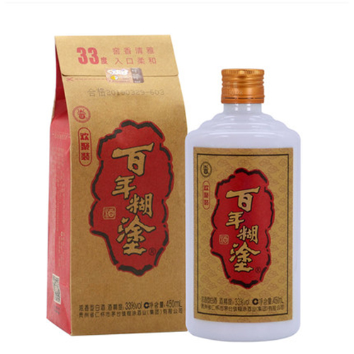 [정품]바이니엔후투. 환취장(百年糊涂, 欢聚装) 450ml, 33%/52%Vol