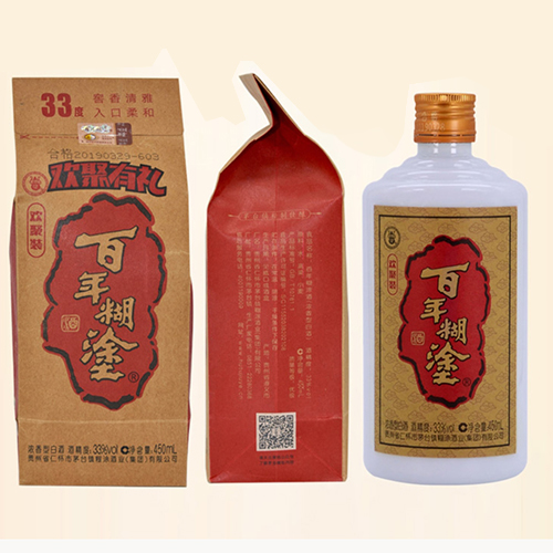 [정품]바이니엔후투. 환취장(百年糊涂, 欢聚装) 450ml, 33%/52%Vol