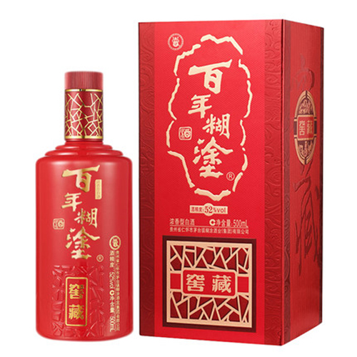 [정품]바이니엔후투. 교장(百年糊涂,窖藏) 500ml, 52%Vol