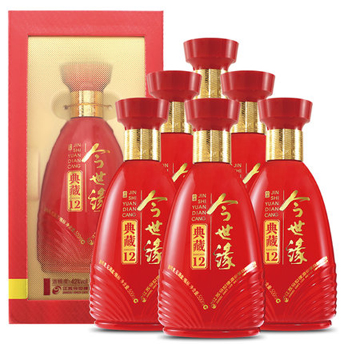 [정품]진스옌. 전장12년(今世缘, 典藏12年) 500ml, 42%Vol