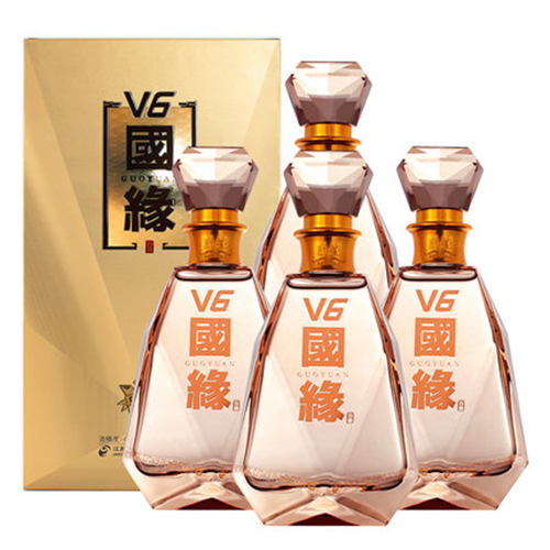 [정품]진스옌. 국연V6(今世缘, 国缘V6) 500ml, 49%Vol