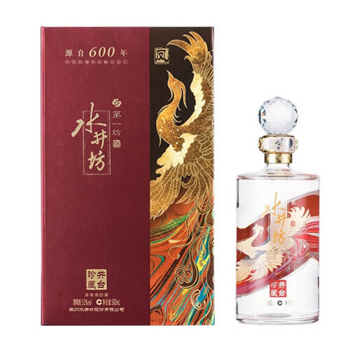 [정품]쉐징팡, 정태진장,용봉주(水井坊. 井台珍藏,龙凤酒) 500ml, 53%Vol