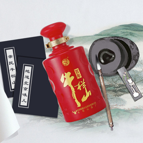 [정품]우란산. 백년홍12(牛栏山. 百年红12) 500ml, 39%Vol