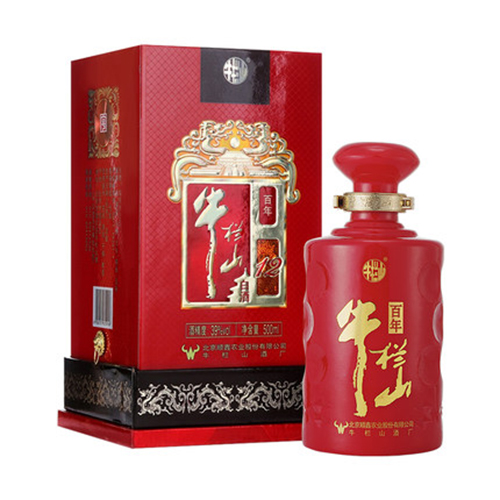 [정품]우란산. 백년홍12(牛栏山. 百年红12) 500ml, 39%Vol