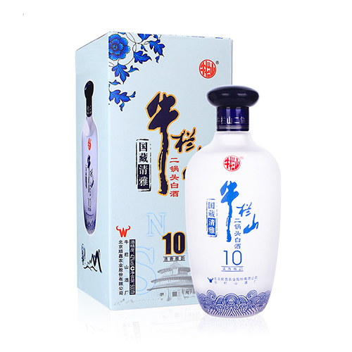 [정품]우란산. 이과두,국장청아10랑(牛栏山.二锅头,国藏清雅10粮) 500ml, 42%Vol