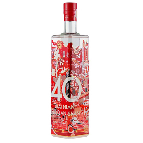 [정품]우란산. 이과두,40주년기념주(牛栏山.二锅头,40周年纪念酒) 500ml, 40%/42%/52%Vol