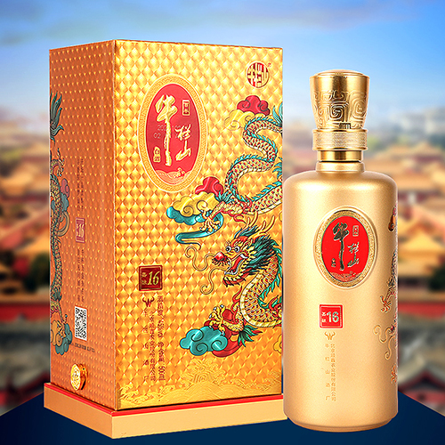 [정품]우란산. 이과두,금용가양16(牛栏山.二锅头,金龙嘉酿16) 500ml, 45%Vol