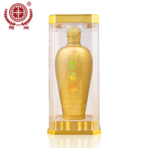 [정품]옌타이구냥.황금판순양(烟台古酿.黄金版纯粮) 500ml, 54%Vol