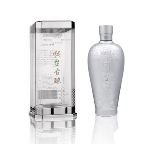 [정품]옌타이구냥.백금판순양(烟台古酿.白金版纯粮) 500ml, 48%Vol