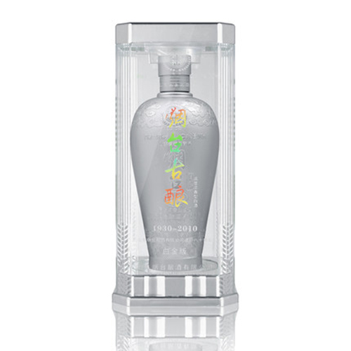 [정품]옌타이구냥.백금판순양(烟台古酿.白金版纯粮) 500ml, 48%Vol