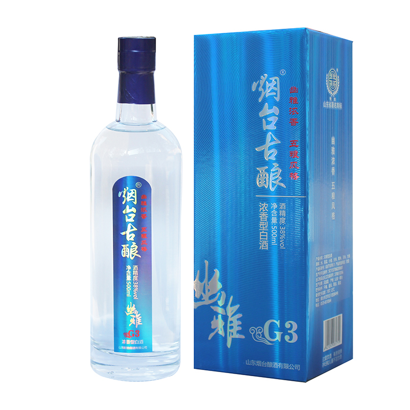 [정품]옌타이구냥.신품유아G3(烟台古酿.新品幽雅G3) 500ml, 35%Vol