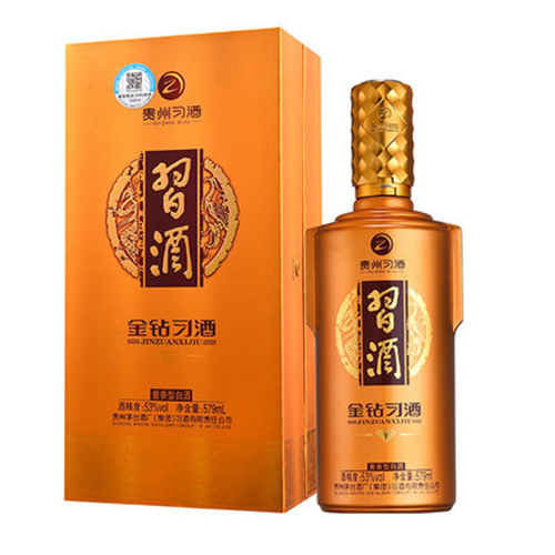 [정품]시주. 금찬습주(贵州习酒. 金钻习酒) 500ml, 53%Vol