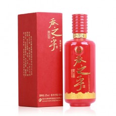 [정품]퉈파이서더주. 탄지호홍자묘금(沱牌舍得酒. 吞之乎红瓷描金) 500ml, 53%Vol