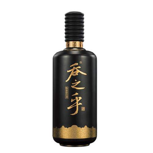 [정품]퉈파이서더주. 탄지호흑자묘금(沱牌舍得酒. 吞之乎黑瓷描金) 500ml, 53%Vol
