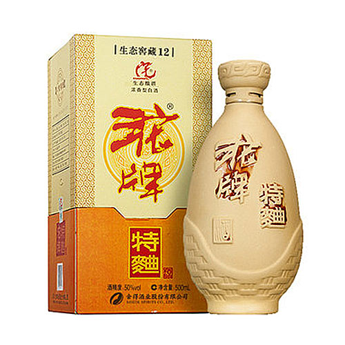 [정품]퉈파이서더주. 타패특곡,교장12(沱牌舍得酒. 沱牌特曲,窖藏12) 500ml, 50%Vol