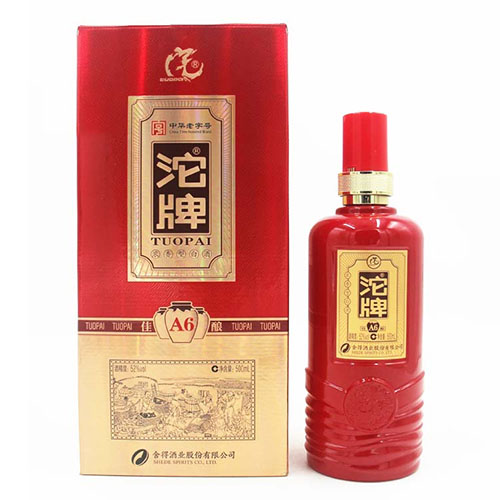 [정품]퉈파이서더주. 타패가양A6(沱牌舍得酒. 沱牌佳酿A6) 500ml, 52%Vol