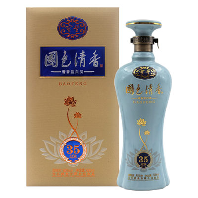 [정품]빠오펑주(宝丰酒) 국색청향.진담35(国色清香.陈坛35) 500ml, 50%Vol