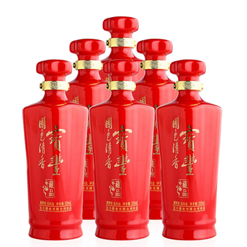 [정품]빠오펑주, 국색청향,장품(宝丰酒, 国色清香,藏品) 500ml, 52%Vol