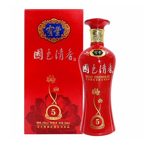 [정품]빠오펑주, 국색청향.진담5(宝丰酒, 国色清香.陈坛5) 500ml, 46%Vol
