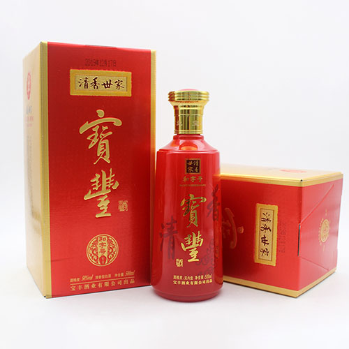 [정품]빠오펑주, 청향세가,화자호(宝丰酒,清香世家,和字号) 500ml, 50%Vol
