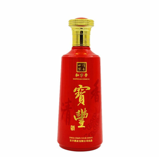 [정품]빠오펑주, 청향세가,화자호(宝丰酒,清香世家,和字号) 500ml, 50%Vol