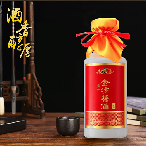 [정품]진사회이사주. 장주5성(金沙回沙酒. 酱酒5星) 500ml, 53%Vol