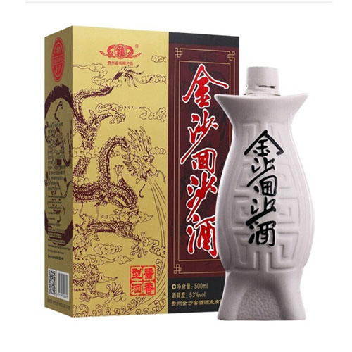 [정품]진사회이사주. 어아주(金沙回沙酒. 鱼儿酒) 500ml, 53%Vol