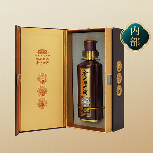 [정품]진사회이사주. 진실년분6년(金沙回沙酒. 真实年份6年) 500ml, 53%Vol