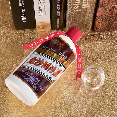 [정품]진사회이사주. 정품(金沙回沙酒. 精品) 500ml, 53%Vol