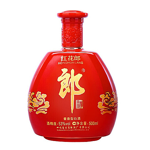 [정품]랑주(郎酒)홍화랑(红花郎)홍찬진양(红钻陈酿) 500ml, 53%Vol