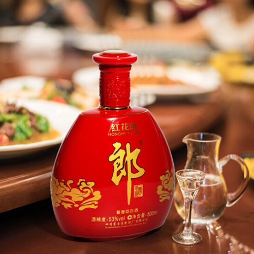 [정품]랑주(郎酒)홍화랑(红花郎)홍찬진양(红钻陈酿) 500ml, 53%Vol