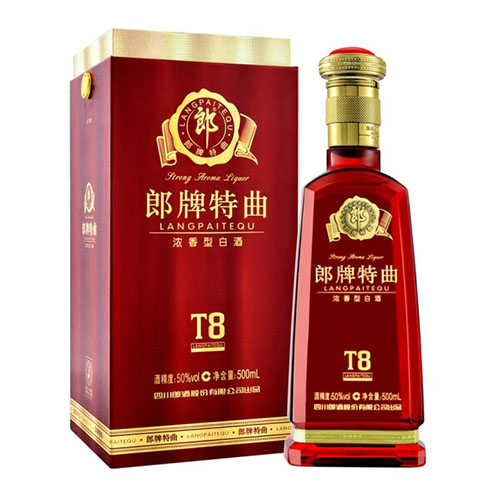 [정품]랑주, 랑패특곡 T8(郎酒. 郎牌特曲 T8) 500ml, 42% / 50%Vol