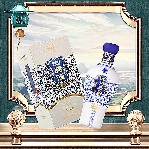 [정품]스터주, 금자5성(四特酒.锦瓷五星) 460ml, 52%Vol