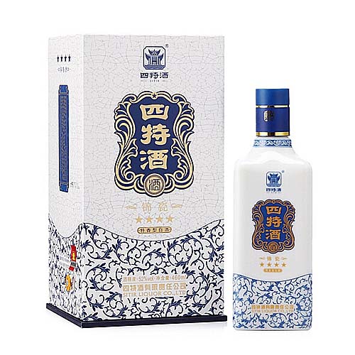 [정품]스터주, 금자4성(四特酒.锦瓷四星) 460ml, 52%Vol